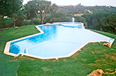 Vale do Lobo, 1992 - piscina com transbordo, zona de adultos, crianças e hidromassagem