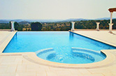 Loulé, 2003 - Private swimming pool with hydro massage and “infinity edge” style